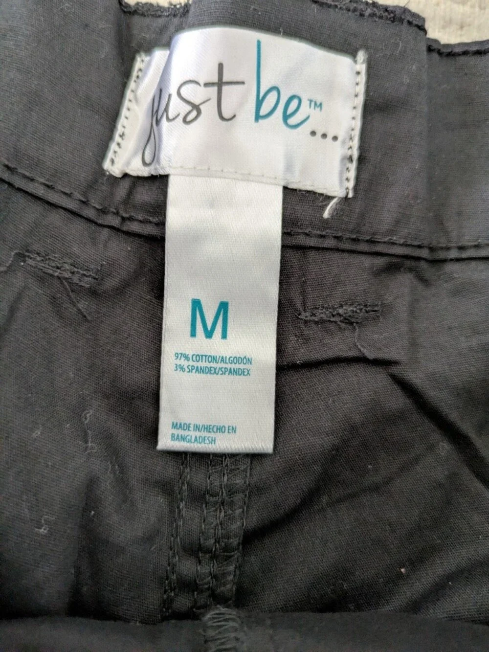 Women's Just Be Stretch Cotton Lightweight Shorts Size M New with Tags